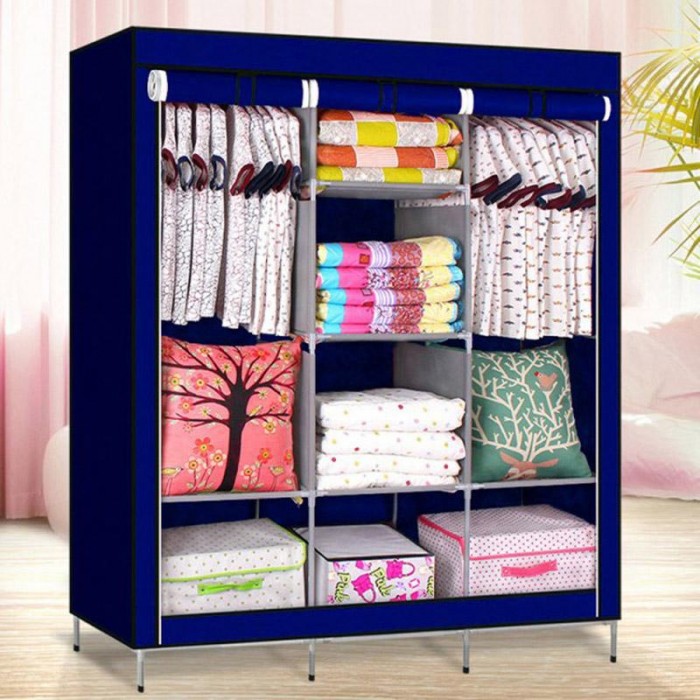 Wardrobe Closet Storage Organizer Clothes Rack
