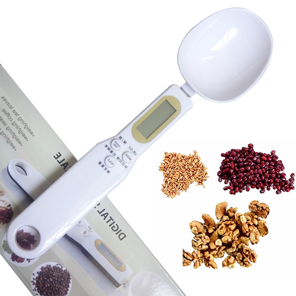 Digital Spoon Scale, Digital Kitchen Scales 500g/0.1g Kitchen Measuring Spoon Food Scale