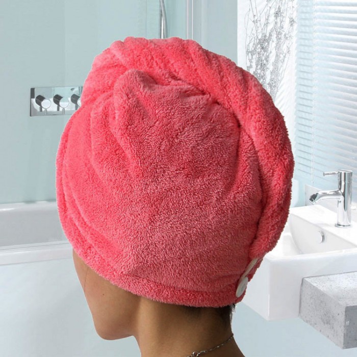 Magic Hair Towel Bath Salon Towels Fast Drying Absorbent Cap for Women and Girls
