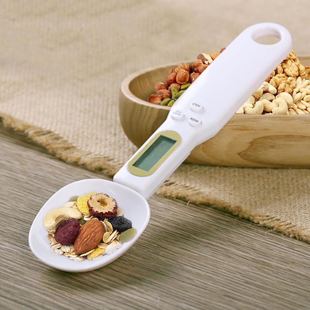 Digital Spoon Scale, Digital Kitchen Scales 500g/0.1g Kitchen Measuring Spoon Food Scale